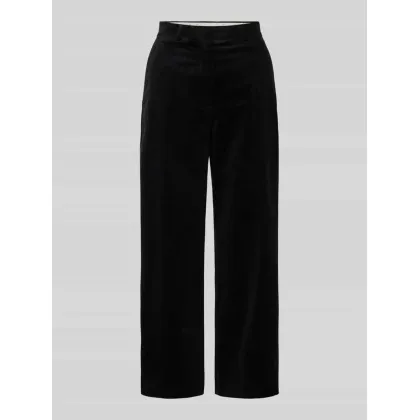 Zdjęcie Spodnie sztruksowe z szeroką nogawką i szlufkami na pasek model ‘ALMA’