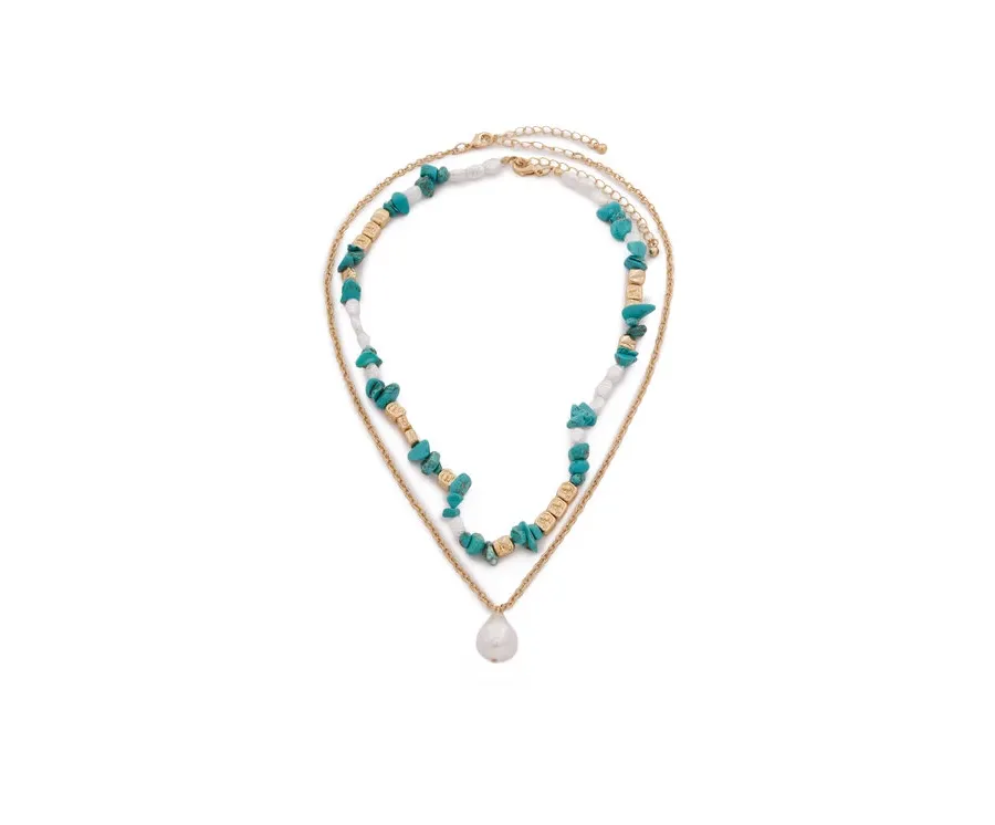 obrazek 1 Aldo Zestaw 2 naszyjników Ulienad 13994746 Turkusowy