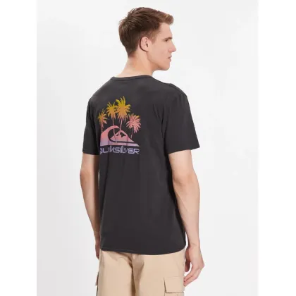 Zdjęcie Quiksilver T-Shirt Pas Time Paradise EQYZT07252 Czarny Regular Fit