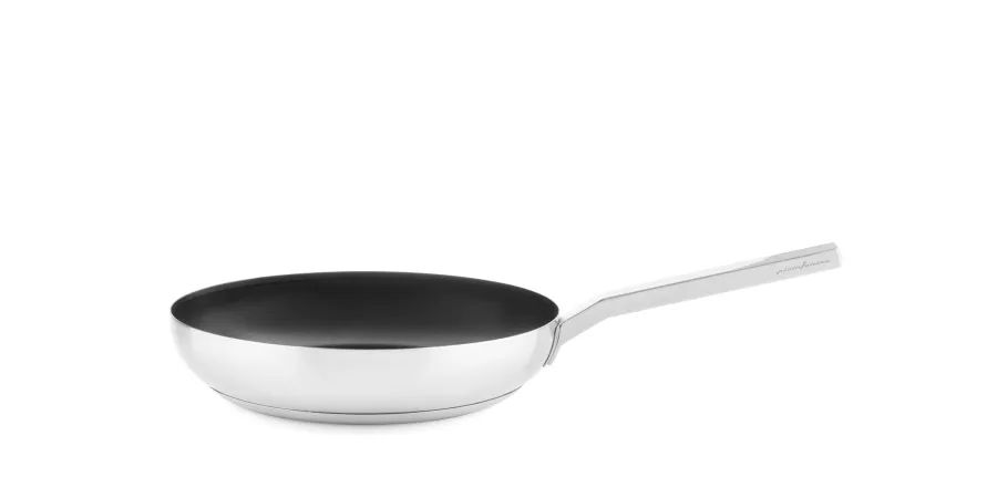 obrazek 2 Włoska stylowa patelnia 28 cm wykonana ze stali nierdzewnej