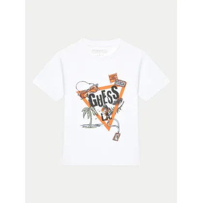 Zdjęcie Guess T-Shirt N5GI05 K8HM4 Biały Regular Fit