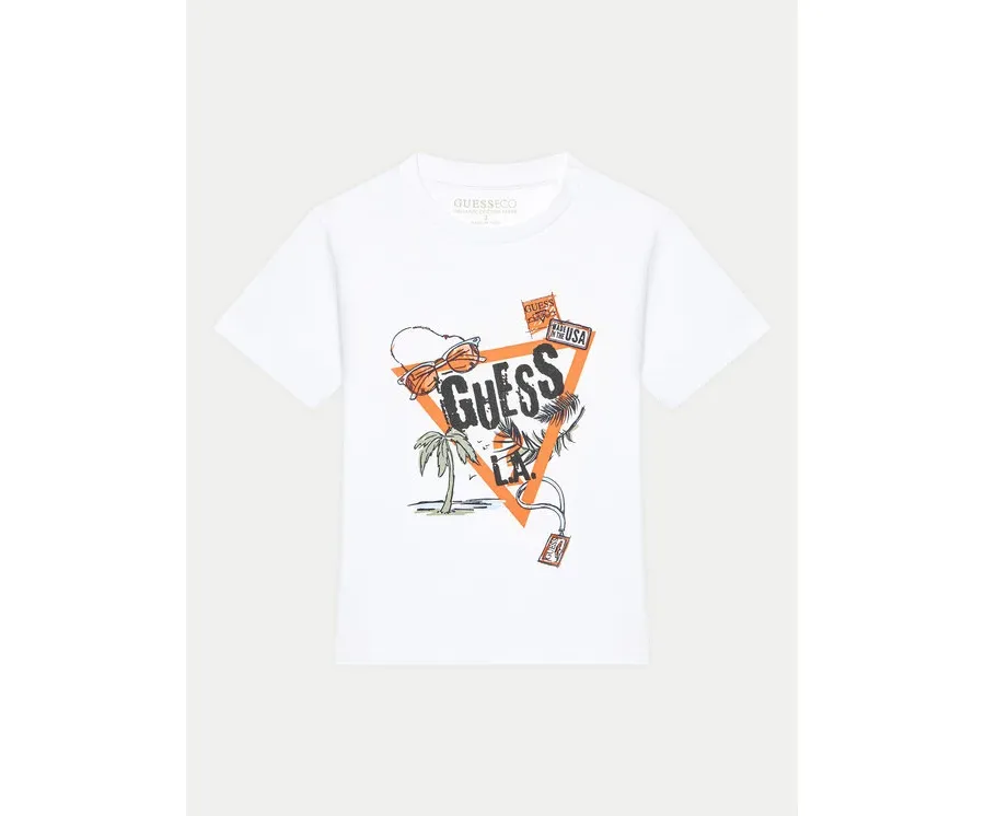 obrazek 1 Guess T-Shirt N5GI05 K8HM4 Biały Regular Fit