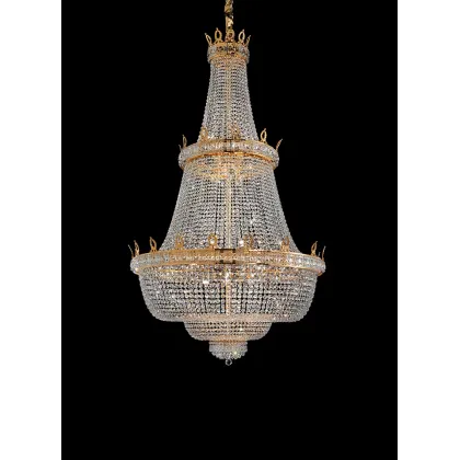 Zdjęcie Oryginalny żyrandol z mosiądzu w stylu nowoczesnym