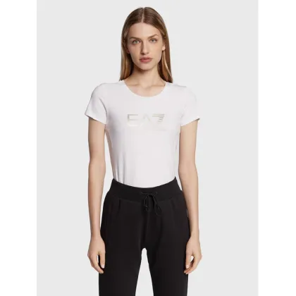 Zdjęcie EA7 Emporio Armani T-Shirt 8NTT66 TJFKZ 0101 Biały Slim Fit