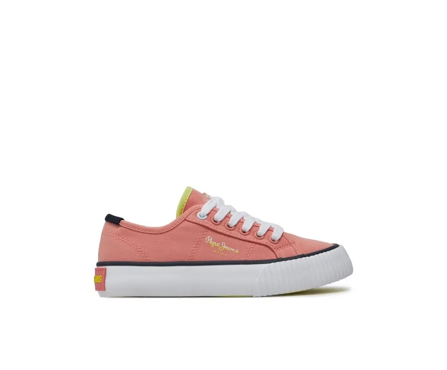 obrazek 1 Pepe Jeans Tenisówki Ottis Basic G PGS30605 Pomarańczowy