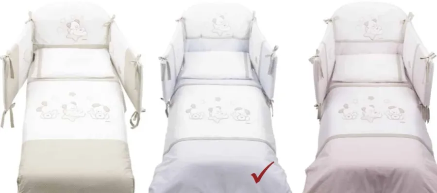 obrazek 2 Włoski ochraniacz do łóżeczka w komplecie z kołderką - Italbaby
