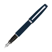 Picture Elegant navy blue Style Velvet fountain pen - Aurora