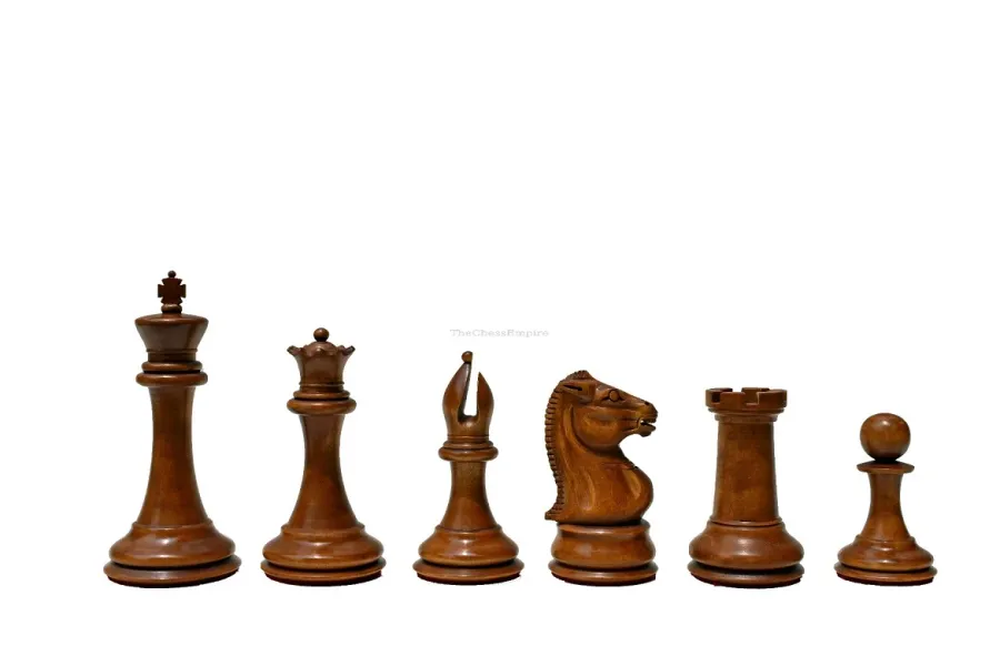 obrazek 8 Elegancki komplet szachowy Jaques Morphy Style z pudełkiem na pionki - The Chess Empire
