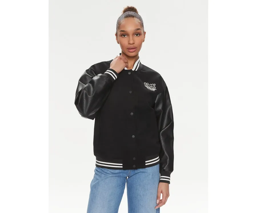 obrazek 1 Vans Kurtka bomber Varsity Club Bomber VN000GJR Czarny Regular Fit