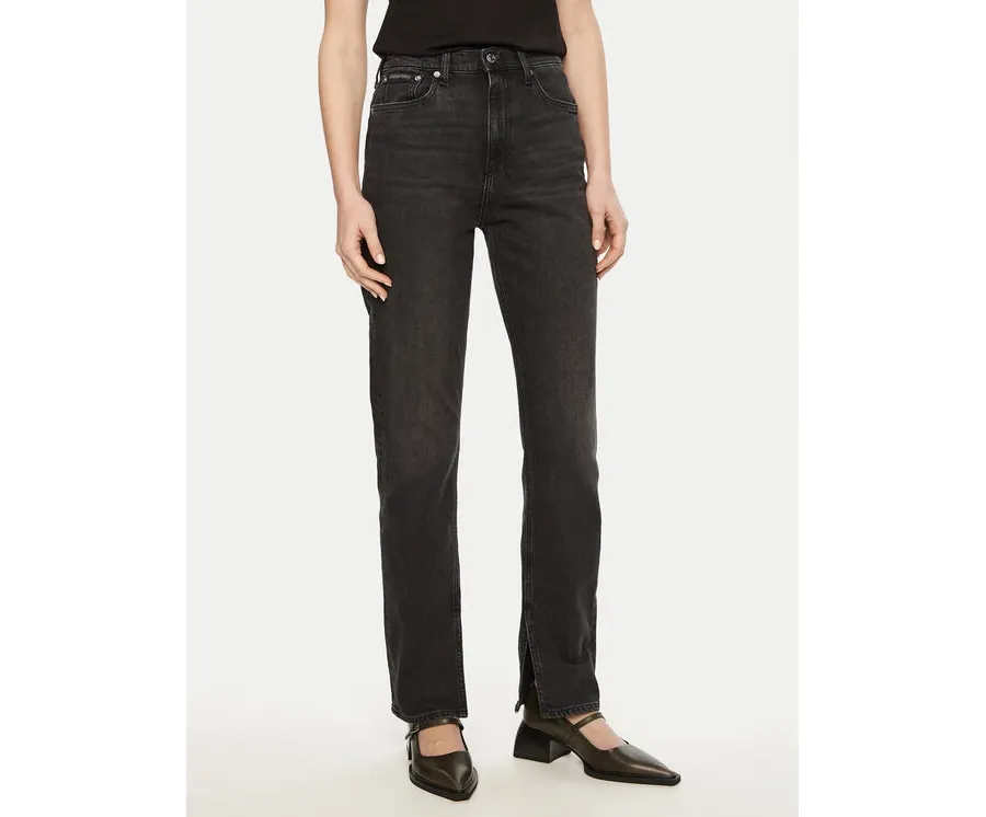 obrazek 1 Calvin Klein Jeans Jeansy Authentic J20J225013 Czarny Straight Fit