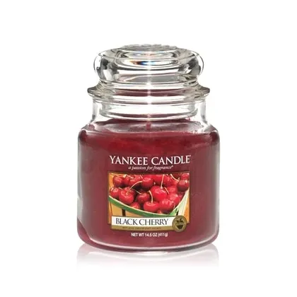 Zdjęcie Yankee Candle Black Cherry Housewarmer Świeca zapachowa 0.411 kg