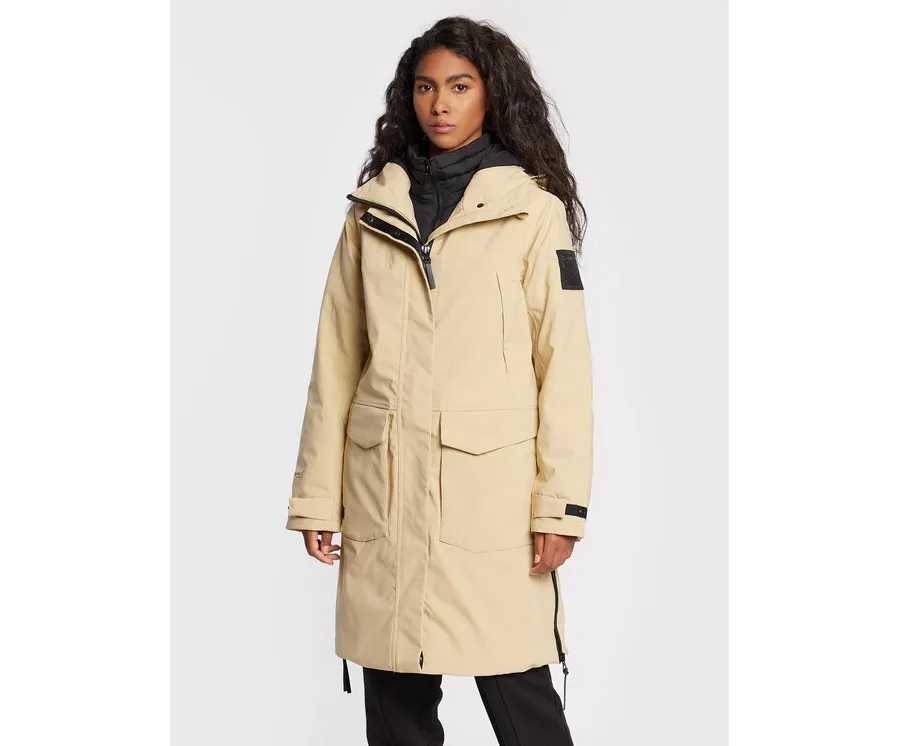 obrazek 1 Halti Parka Bergga 065-0425 Beżowy Relaxed Fit