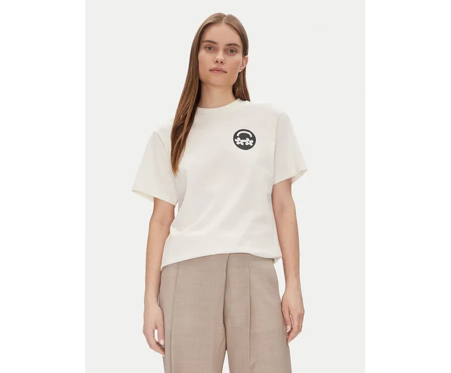 obrazek 1 HUGO T-Shirt Vintage Tee_B_3 50533958 Biały Relaxed Fit
