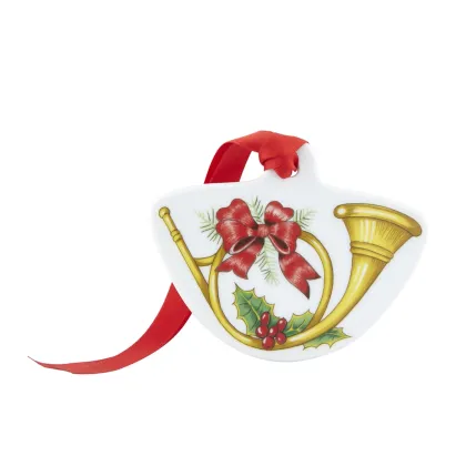 Zdjęcie Porcelanowa ozdoba – zawieszka z motywem rogu - Vista Alegre