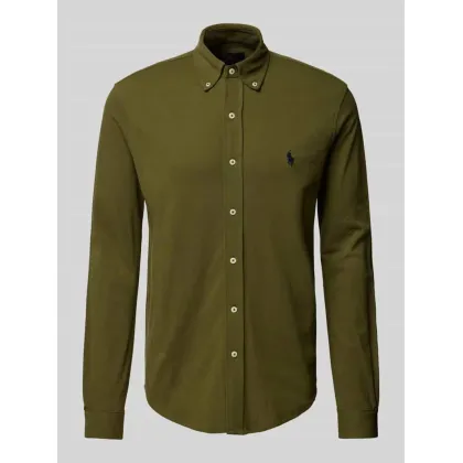 Zdjęcie Koszula casualowa o kroju regular fit z kołnierzykiem typu button down