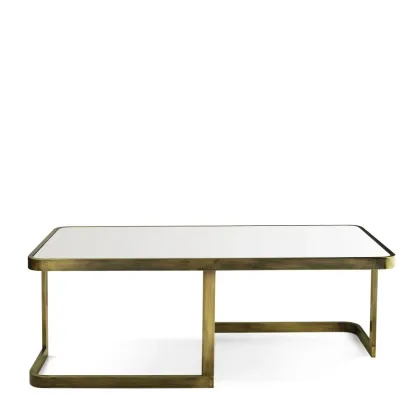 Zdjęcie Luksusowy włoski stolik kawowy H.45xL.120xP.60 cm