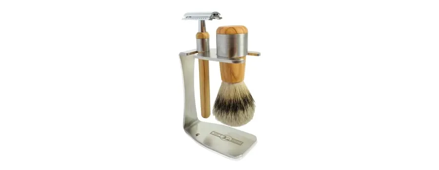 obrazek 1 Golddachs Shaving Set 3 Pieces Silver Tips Zestaw do golenia 1 szt.