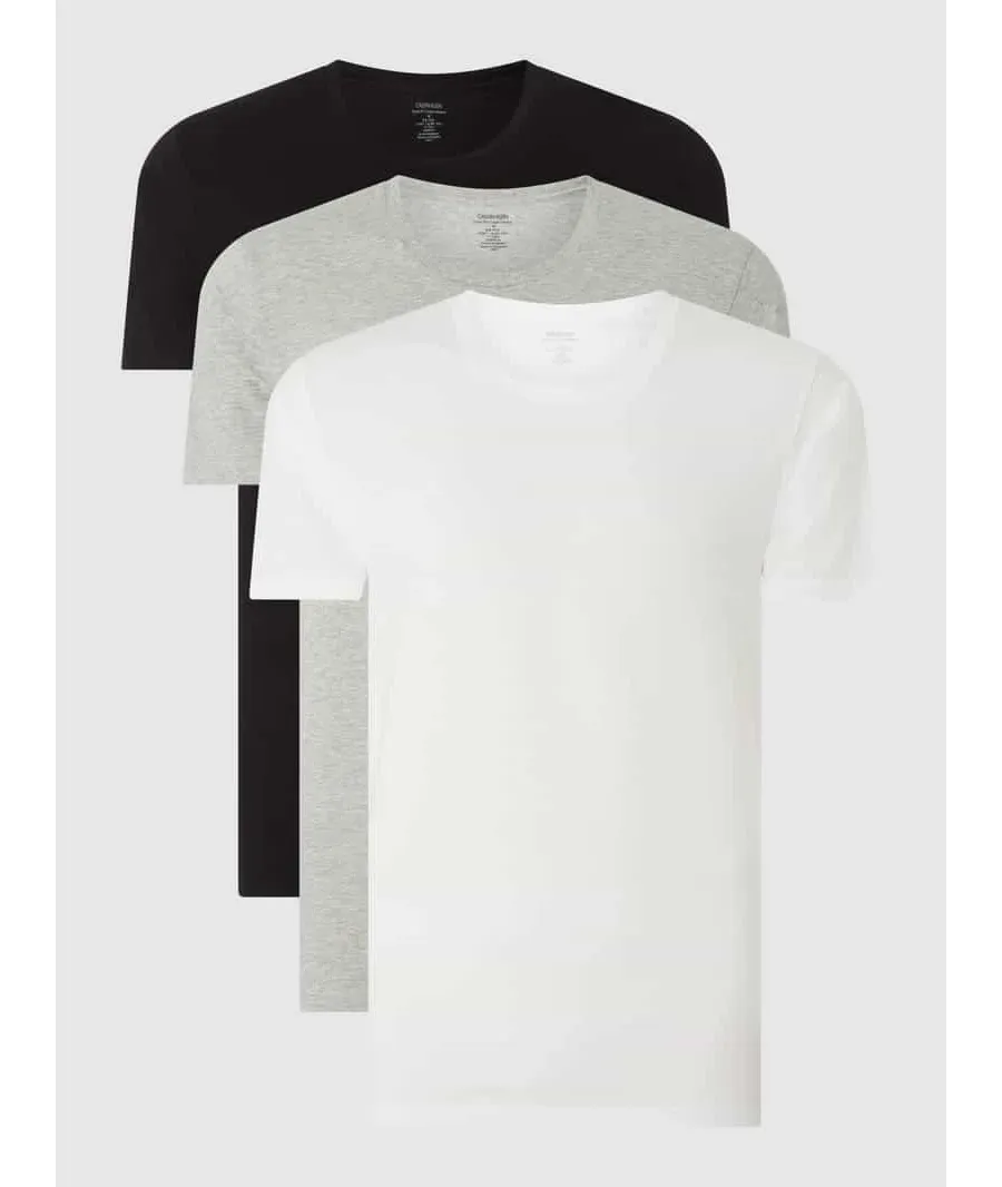 obrazek 1 T-shirt z dodatkiem streczu w zestawie 3 szt.