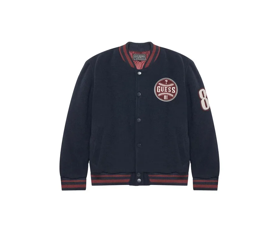 obrazek 1 Guess Kurtka bomber L5YL06 WHE70 Granatowy Regular Fit