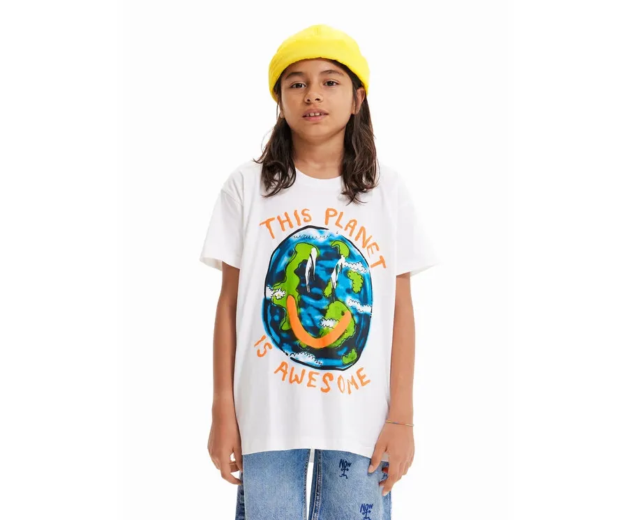 obrazek 1 Desigual T-Shirt 23SBTK09 Kolorowy Regular Fit