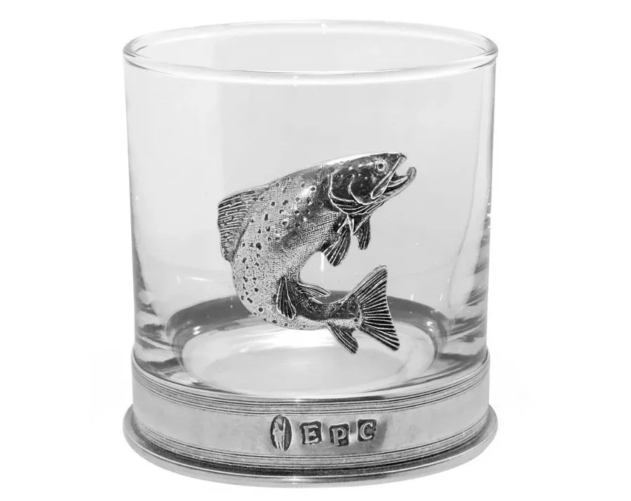 obrazek 1 Piękny prezent dla miłośników ryb - ozdobna szklanka do whisky