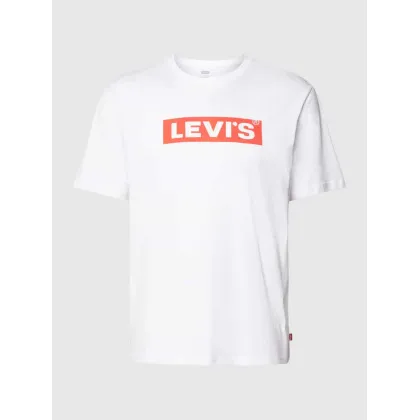 Zdjęcie T-shirt o luźnym kroju z nadrukiem z logo