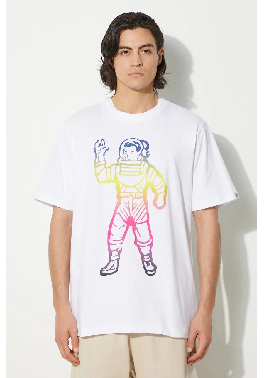 obrazek 1 Billionaire Boys Club t-shirt bawełniany Standing Astro męski kolor biały z nadrukiem B24244