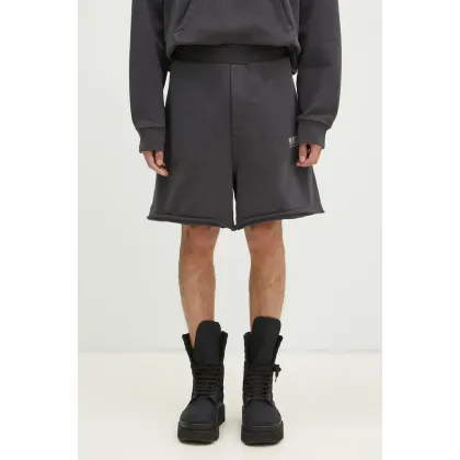 Zdjęcie Helmut Lang szorty bawełniane Meatpacking Mini.Cmb kolor szary O10HM210