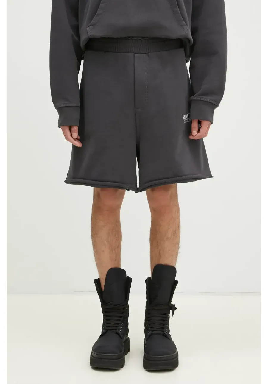 obrazek 1 Helmut Lang szorty bawełniane Meatpacking Mini.Cmb kolor szary O10HM210