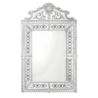 Zdjęcie Lustro Glomy 030/EG w stylu weneckim z wykończeniem techniką églomisé