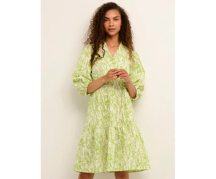 obrazek 1 Karen by Simonsen Sukienka letnia Helia 10104311 Zielony A-Line Fit