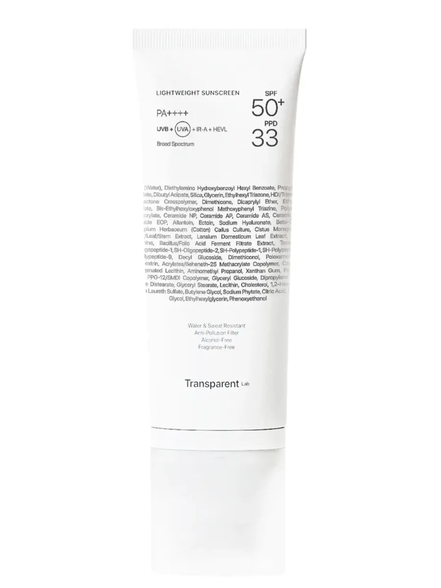 obrazek 1 Transparent Lab SPF50+ - Lekki krem przeciwsłoneczny 100ml 100 ml