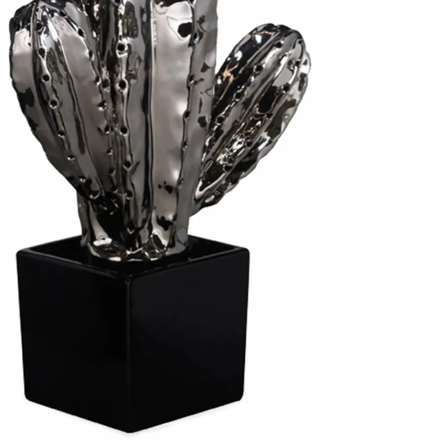 obrazek 2 Lampa stołowa z ceramiki z wewnętrzną żarówką H.48xL.33xP.16 cm