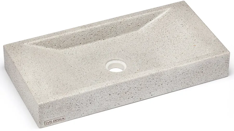 obrazek 1 Oszałamiająca umywalka 60 cm SIRIUS HARDCORE – naturalna, bez dekoru, bez lakieru