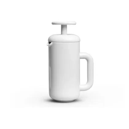 Picture Elegant porcelain teapot with a modern shape - Leander