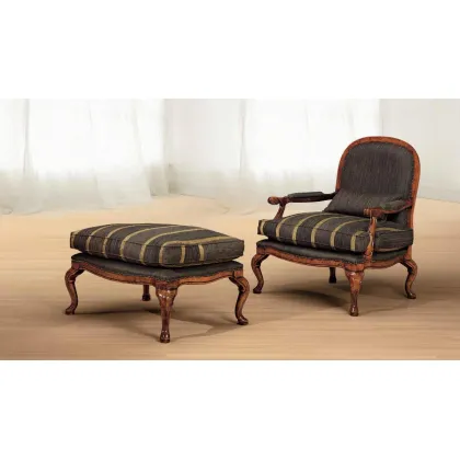 Zdjęcie Antyczny luksusowy fotel do salonu - Morello Gianpaolo