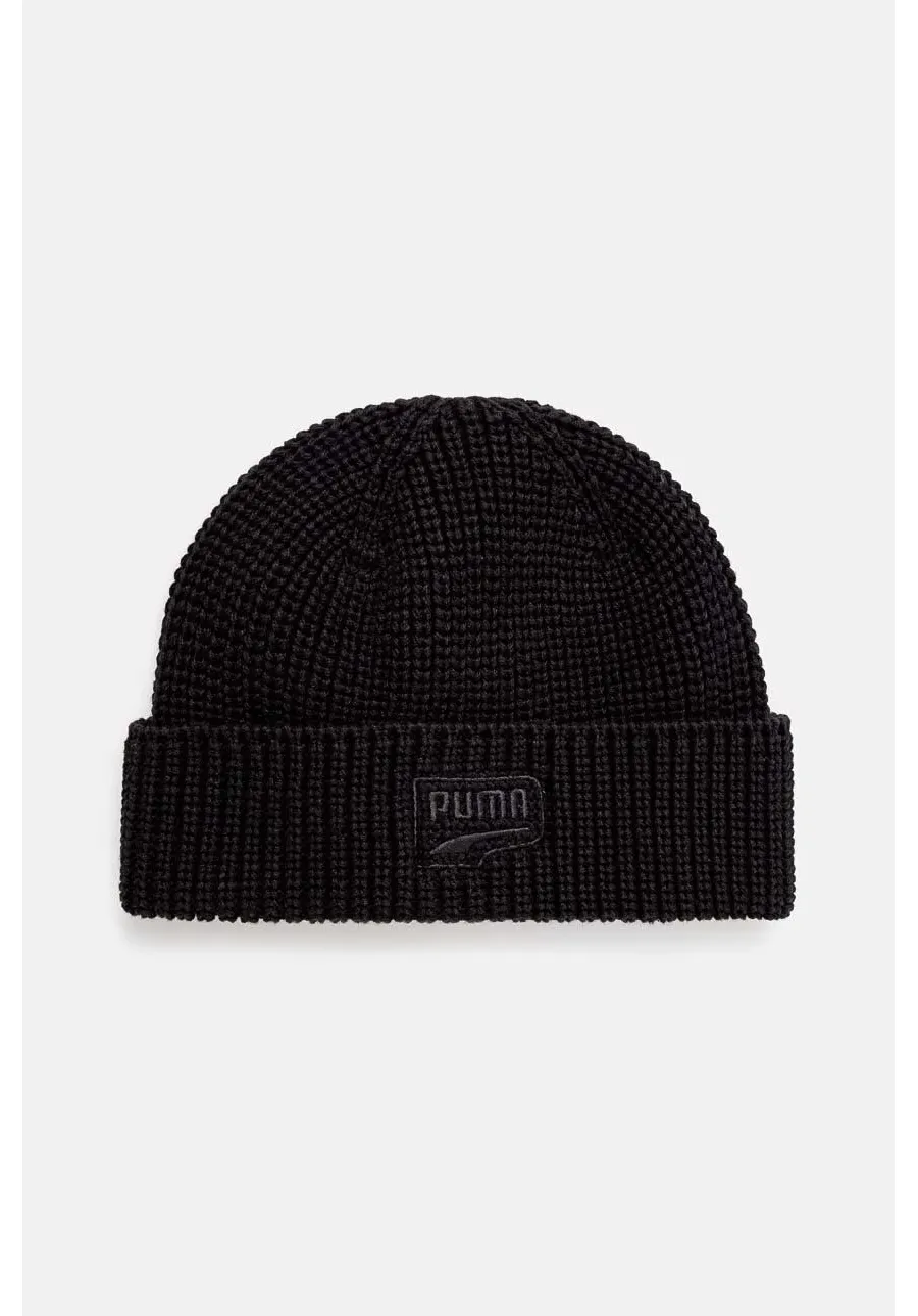 obrazek 1 Puma czapka bawełniana RE:Collection DT Beanie kolor czarny z grubej dzianiny bawełniana 025496