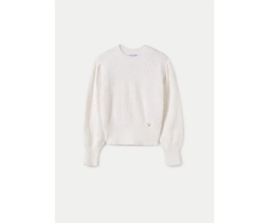 obrazek 1 Mayoral Sweter 7302 Écru Regular Fit