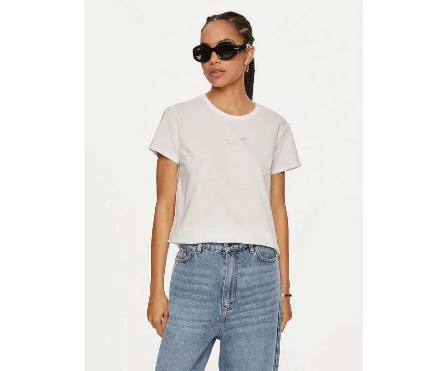 obrazek 1 TWINSET T-Shirt 242TP2321 Biały Relaxed Fit