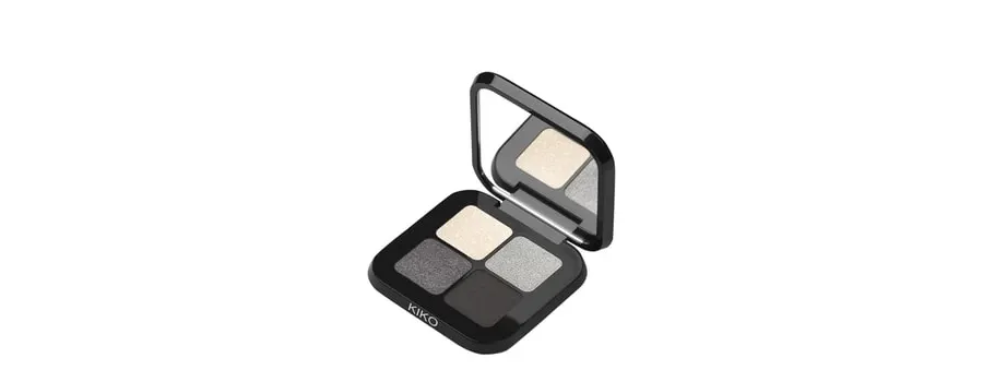 obrazek 1 KIKO Milano Bright Quartet Eyeshadow Palette Paleta cieni do powiek 3.5 g 04 Smokey Eyes Profusion
