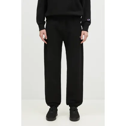 Zdjęcie Champion spodnie dresowe Elastic Cuff Pants kolor czarny gładkie 220709