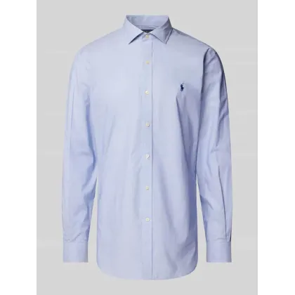 Zdjęcie Koszula biznesowa o kroju slim fit z wyhaftowanym logo