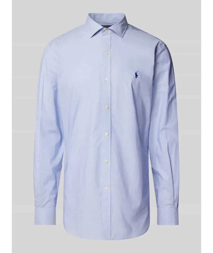obrazek 1 Koszula biznesowa o kroju slim fit z wyhaftowanym logo
