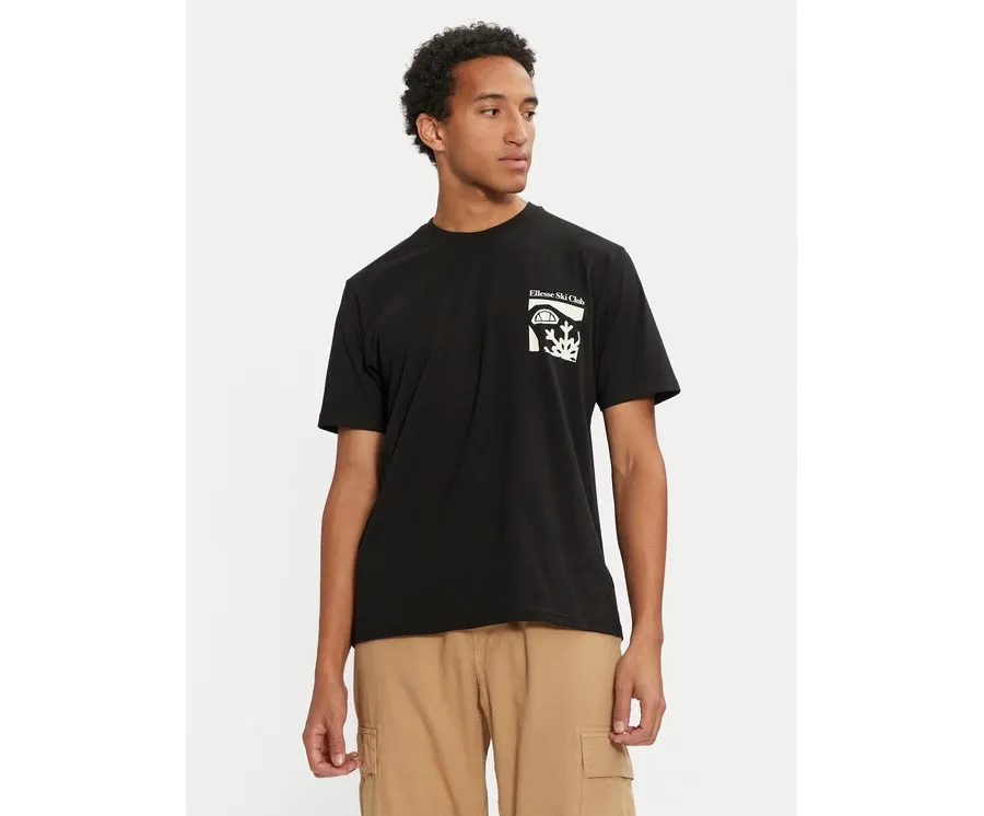 obrazek 1 Ellesse T-Shirt Skisetta Tee SHX20961 Czarny Regular Fit