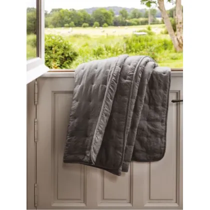 Zdjęcie Pikowany koc/narzuta Angkor Ardoise