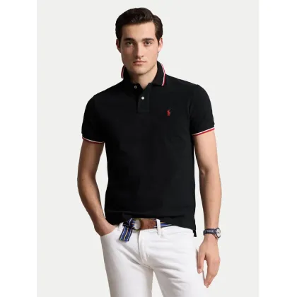 Zdjęcie Polo Ralph Lauren Polo Ssl 710842621001 Czarny Slim Fit