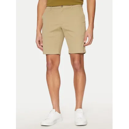 Zdjęcie Calvin Klein Szorty materiałowe Modern Twill K10K114063 Beżowy Slim Fit