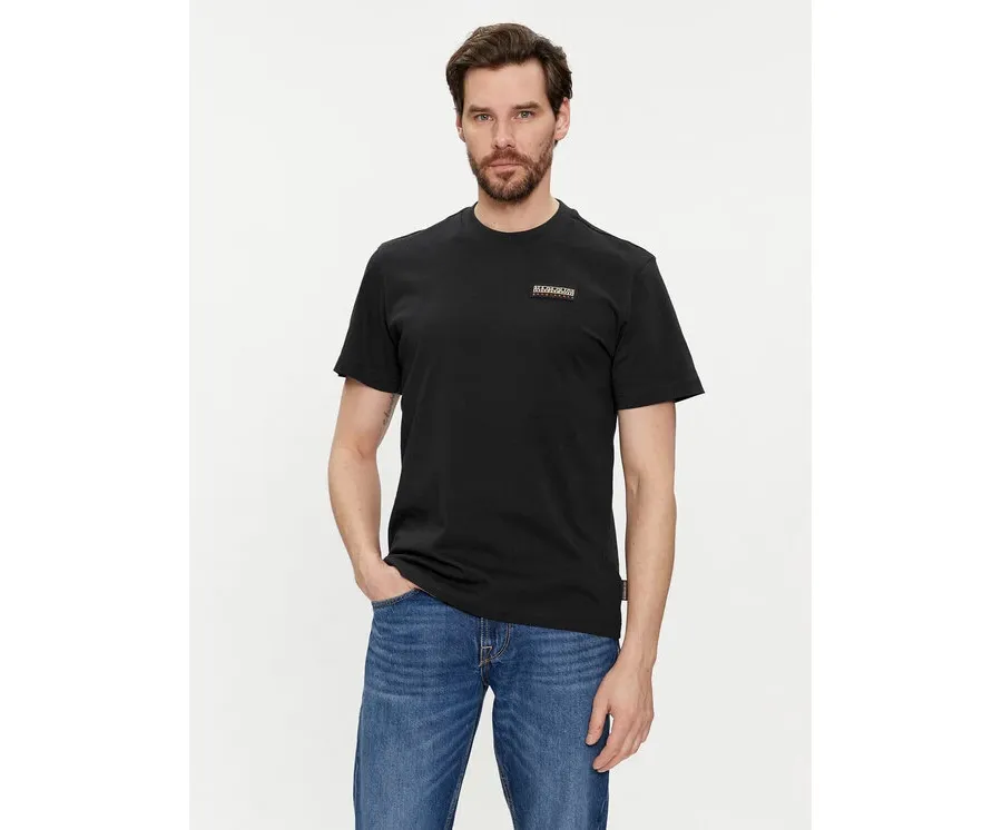 obrazek 1 Napapijri T-Shirt Iaato NP0A4HFZ Czarny Regular Fit