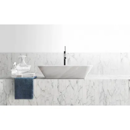 Zdjęcie Oryginalna umywalka wykonana z marmuru do łazienki – Kreoo