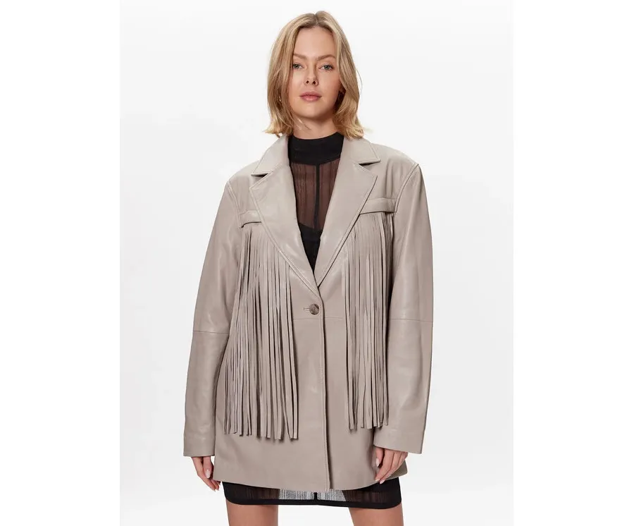 obrazek 1 Gestuz Marynarka Avivagz 10906967 Szary Regular Fit